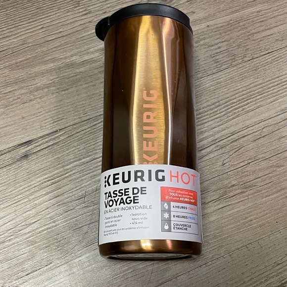 Keurig Other - Keurig faceted traveling mug- copper tone
